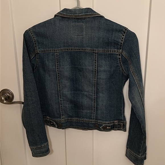 Old Navy soft stretchy youth size L (14-16) Jean jacket - Picture 6 of 6